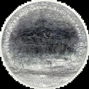�N�b�N���� 2020 $25 CARSTENSZ PYRAMID 7 Summits 5�I���X �V���o�[�R�C�� -