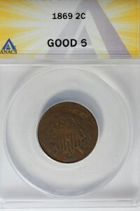 1869 .02 ANACS G 6 2�Z���g�d�݁A2c�A�V�[���h�R�C��