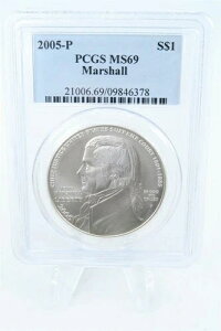 2005-P PCGS MS69 �}�[�V�����V���o�[ ���_���L�O�h��