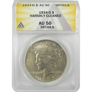 1934�N D �s�[�X�_���[ AU 50 �ڍ� ANACS �V���o�[ 1�h���R�C�� SKU:I21573