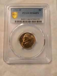1941-D PCGS �W�F�t�@�[�\���j�b�P�� PCGS MS66 �t���X�e�b�v�g�[��