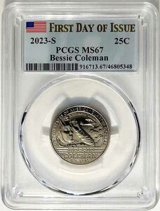 2023�N ��ď����p�N�H�[�^�[ �x�b�V�[�E�R�[���}�� PCGS MS 67 ���s�������x��