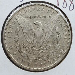 1889�N P $1 ���[�K�� �C�[�O�� �V���o�[ �h�� �R�C�� �o�[ �E�B���O VAM 19A XF EF �G�N�X�g���t�@�C��