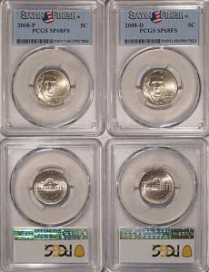 2008�N P&D �W�F�t�@�[�\�� �j�b�P�� 2���Z�b�g 5�Z���g PCGS SP68FS �t���X�e�b�v �T�e���d�グ