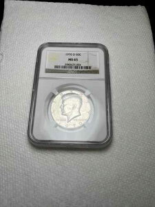 1970�N D�E�P�l�f�B�E�n�[�t�_���[ MS 65 NGC�F��