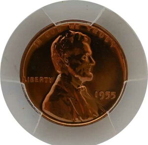 PR66RD 1955�N���b�h�E�B�[�g�����J�[���y�j�[PCGS�O���[�h�v���[�tP-�~���gEXACT�R�C����1��