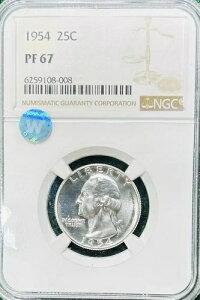 1954�N �v���[�t ���V���g�� �N�H�[�^�[ NGC PF67 �F��T�C�g �z���C�g