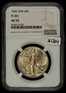 1942�N 50�Z���g �E�H�[�L���O ���o�e�B �n�[�t �h�� - FS-801 DDR - NGC AU 53 - SKU-Z1224