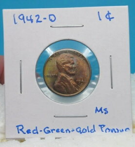 �ԁA�΁A���̒��F 1942-D 1�Z���g�y�j�[ / �R�C�� / �~���g�X�e�[�g