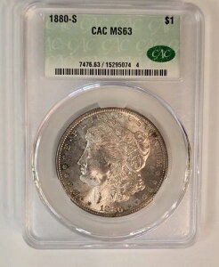 1880-S CACG MS-63 �����K�� �_���[ #153�B