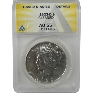 1923�N D �s�[�X�_���[ AU 55 �ڍ� ANACS �V���o�[ 1�h���R�C�� SKU:I22371