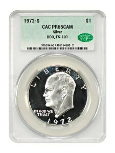 1972-S $1 CACG PR65CAM (DDO�AFS-101�A�V���o�[) - �A�C�N�E�_���[ - �{�[���h�E�_�u���_�C
