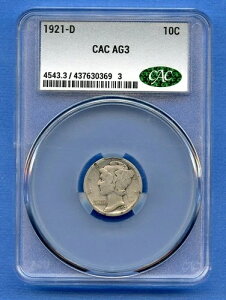 1921 D CAC AG3 �}�[�L�����[�_�C�� 10�Z���g �č������� ��� ���A�L�[ 1921-D AG-03 CACG