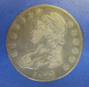 1833�N�� �L���b�v�h�o�X�g 90% �V���o�[ �n�[�t�h�� ~ F/VF �R���f�B�V���� ~ ��������