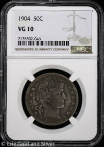 1904�N 50�Z���g �o�[�o�[ �n�[�t�_���[ NGC VG 10