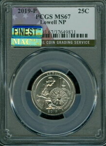 2019 P ���[�E�F�� �N�H�[�^�[ PCGS MS67 PQ MAC �ō����O���[�h MAC �X�|�b�g���X�B