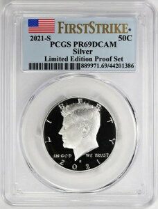 2021-S �P�l�f�B �n�[�t�_���[ LE �V���o�[ �v���[�t�Z�b�g PCGS PR69 DCAM �f�B�[�v�J���I 50�Z���g