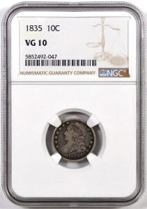 1835�N �L���b�v�t�������_�C�� 10�Z���g NGC VG 10