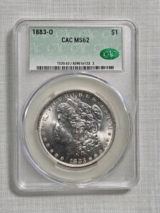 1883-O �����K����� CAC �O���[�h MS62
