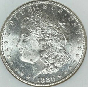 1880-S ���[�K�� �V���o�[ �h�� ~ NGC - MS 64 ~�������R�C��~ REF#87-002