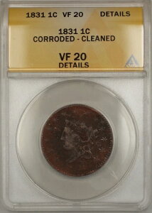 1831�N �R���l�b�g�w�b�h ���[�W�Z���g 1�Z���g�R�C�� ANACS VF-20 �ڍו��H�E���ς�