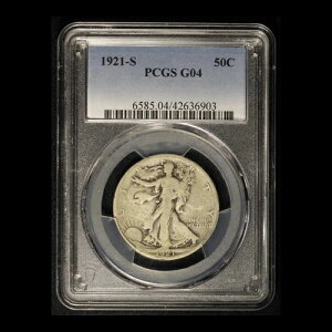 1921-S 50�Z���g �E�H�[�L���O�E���o�e�B �n�[�t�h�� PCGS G04 - ���������i�č��j