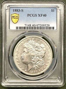 1883�N S PCGS�S�[���h�V�[���h�O���[�h XF40 �����K���V���o�[�h�� - �L�[�f�[�g