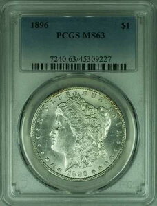 1896�N �����K����� $1 PCGS MS-63 �Z�~�v���[�t���C�N (40)