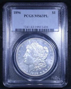 1896�N �����K����� - $1 PCGS MS63 PL - �v���[�t