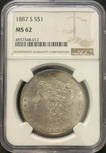 1887�N S �����K����� NGC�O���[�h MS 62�B���������BSKYHAQIEXITTMN