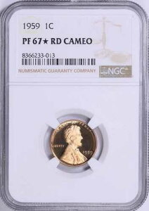 1959�N �����J�[���Z���g NGC PF67 �X�^�[�J���I �j�A�E���g���J���I