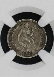 1869-S NGC XF45 Pop 98 �S�O���[�h�I?? $305�ŗ��D�IAU LOOK�I�����n�[�t�_�C���A�󏭁I