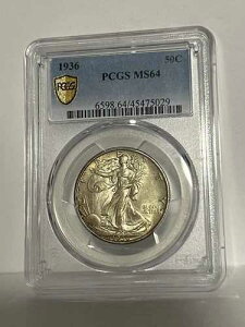 1936�N�E�H�[�L���O�E���o�e�B 50�Z���g PCGS MS64