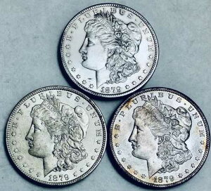 3���Z�b�g�i1879-P & 2x1879-S�j�����K����� AU/BU �ڍ�