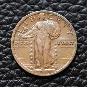 (ITM-6099) 1919-P �X�^���f�B���O ���o�e�B �N�H�[�^�[ ~ AU++ Cndtn ~ ��������!