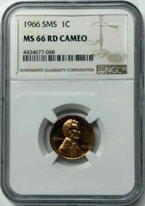 1966�N SMS �����J�[�� �Z���g NGC MS 66 RD �J���I ~ �󏭃O���[�h!!