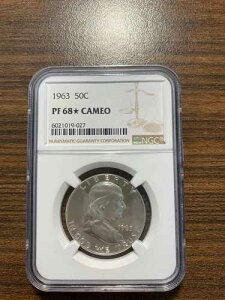 1963-P �t�����N�����V���o�[�n�[�t�_���[ 50�Z���g NGC �v���[�t PF PR 68* �X�^�[�J���I (CAM)