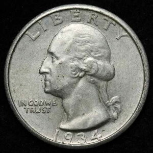 1934-D ���V���g�� �V���o�[ �N�H�[�^�[ UNC *������* MS E368 IAOPF