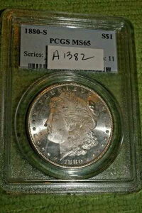 A1382�A���[�K���h���V���o�[�APCGS 1880 S MS65-