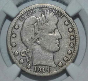 1914-S 25�Z���g �o�[�o�[ �V���o�[ �N�H�[�^�[ NGC VG10