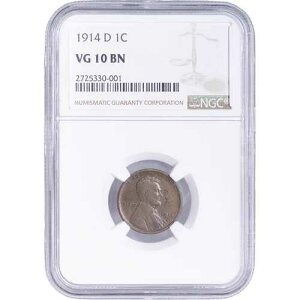 1914-D �����J�[�� �Z���g NGC VG 10 BN