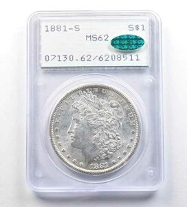 1881-S ���[�K����� MS62 PCGS ���g���[ CAC *7115