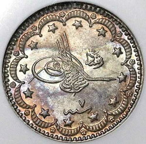 1915 NGC MS 64 �g���R 5 �N���V�� 1327/7 ���V���g �I�X�}���鍑�R�C�� (24102501C)