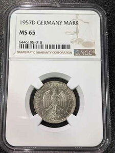 1957 D MS65 �h�C�c 1�}�[�N UNC NGC KM 110 �����a�� TOP POP 3/0