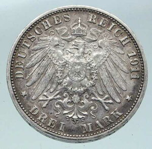 1911�N �������e���x���N���� �h�C�c ���B���w����2�� �E�F�f�B���O�V���o�[ 3 �}�[�N�R�C�� i86334-