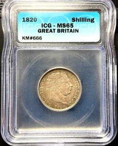 1820�N �C�M���X 1�V�����O�AICG MS 65�AKM - 666
