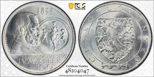 �`�F�R�X���o�L�A 1972�N ���_�� �~�X���x�b�N PCGS Ms67 Pop 3 1 Finer