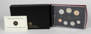 2009�N�J�i�_ RCM 1C�A5C�A10C�A25C�A50C�A$1�A$2 UNC 7�R�C���W�{�Z�b�g OGP