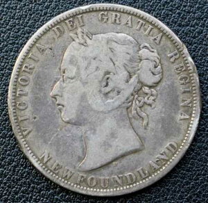 1872 H �j���[�t�@���h�����h 50�Z���g - .925 �V���o�[ - ���B�N�g���A����