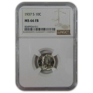 1937�N S �}�[�L�����[�_�C�� MS 66 FB NGC �V���o�[ ������ SKU:I23202